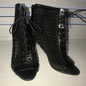 Black Nine West Booties